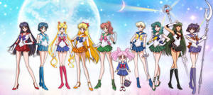 Sailor Moon Girls Wallpaper