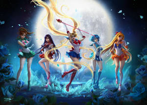 Sailor Moon Guardians 3d Art Wallpaper