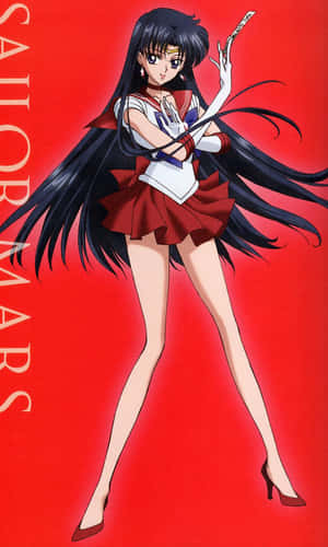Sailormoon's Lovely Guardian - Sailor Mars Wallpaper