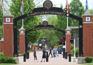 Saint Louis University Welcome Arches Wallpaper