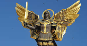 Saint Michael Defeating Evil Wallpaper