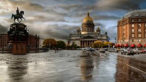 Saint Petersburg In A Stormy Weather Wallpaper