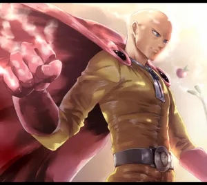 Saitama One Punch Man Hero Costume Wallpaper