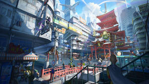 Saitama Peaceful City Wallpaper