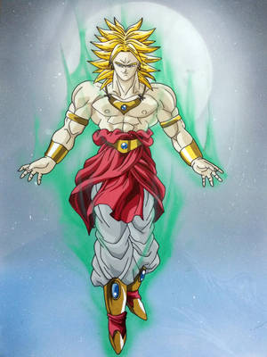 Saiyan Broly Transformation Wallpaper