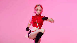 Sakura Haruno Costume Play Wallpaper