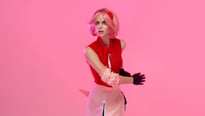 Sakura Haruno Foreign Cosplayer Wallpaper