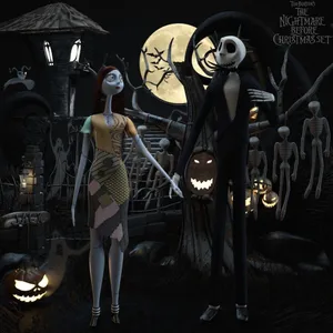 Sally And Jack Nightmare Before Christmas Wallpaper