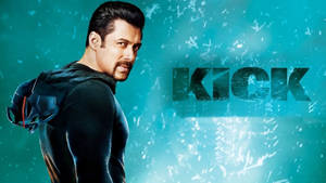 Salman Khan Hd Kick Movie Logo Wallpaper