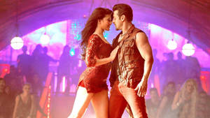Salman Khan Hd Kick With Jacqueline Fernandez Wallpaper