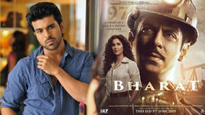 Salman Khan With Bharat Movie Poster Wallpaper