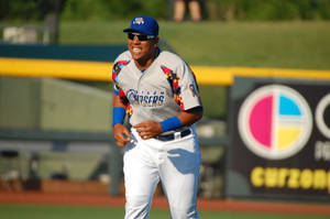 Salvador Perez With Shades Wallpaper