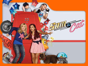 Sam And Cat Red Door Poster Wallpaper