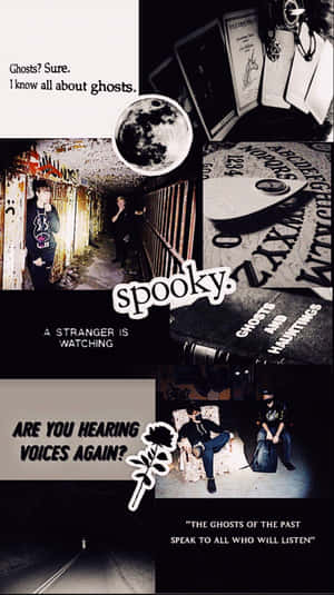 Sam And Colby Black And White Wallpaper