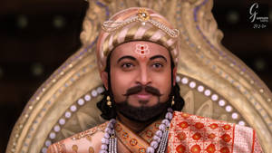 Sambhaji Maharaj Render Wallpaper