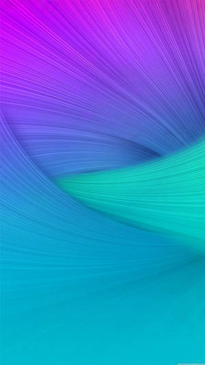 Samsung A51 Blue And Purple Abstract Waves Wallpaper