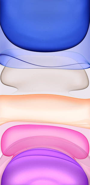 Samsung A51 Colorful Blobs Wallpaper