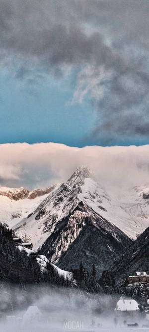Samsung A71 Mountain Top Wallpaper