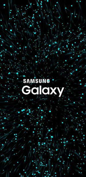 Samsung Galaxy Abstract Teal Lights Wallpaper