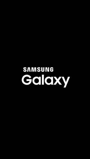 Samsung Galaxy Black And White Logo Wallpaper