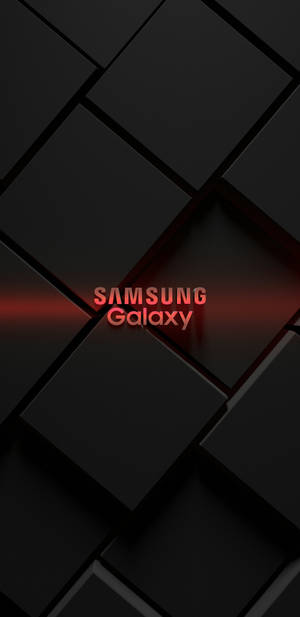 Samsung Galaxy Geometric Red Light Wallpaper