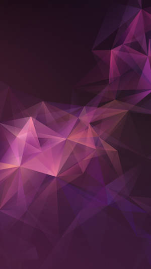Samsung Galaxy Purple Cubism Art Wallpaper