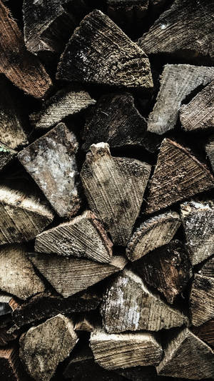 Samsung Galaxy S6 Edge Firewood Wallpaper