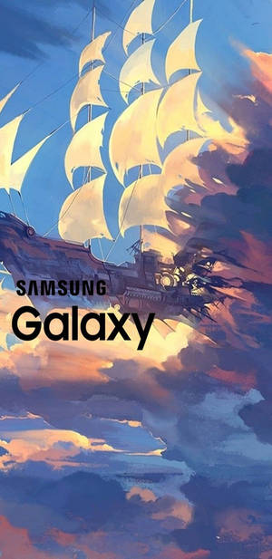 Samsung Galaxy Vintage Ship Painting Wallpaper