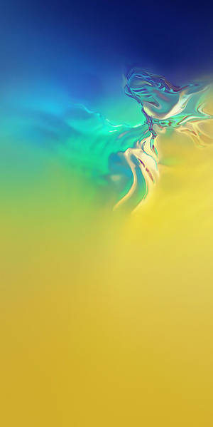 Samsung Mobile Blue And Yellow Gradient Wallpaper