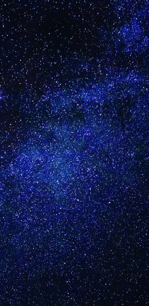 Samsung Mobile Blue Starry Galaxy Wallpaper
