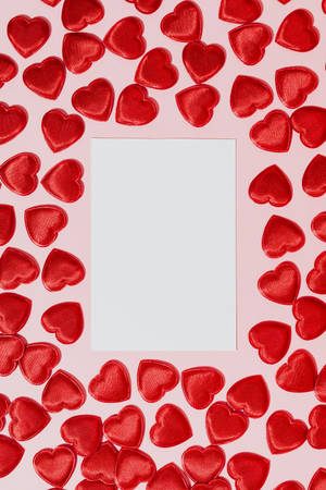 Samsung S20 Ultra Red Heart Wallpaper