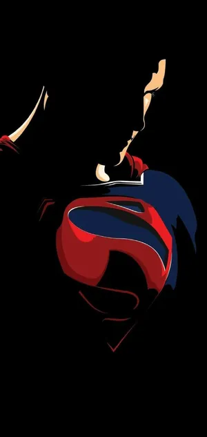 Samsung S20 Ultra Superman Silhoutte Wallpaper