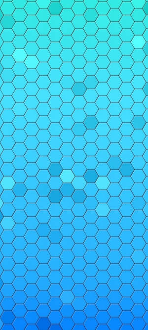 Samsung S21 Ultra Blue Honeycomb Wallpaper
