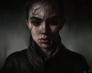 Samurai Sai Sad Woman Wallpaper