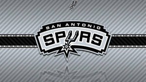 San Antonio Spurs Gray Logo Wallpaper