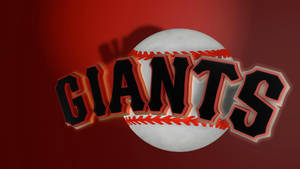 San Francisco Giants Logo In Spotlight Wallpaper