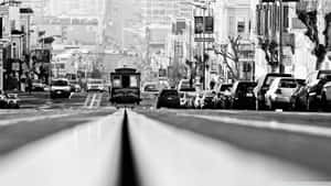 San Francisco In Black And White Wallpaper