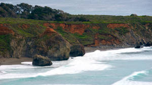 San Simeon Rocks Wallpaper