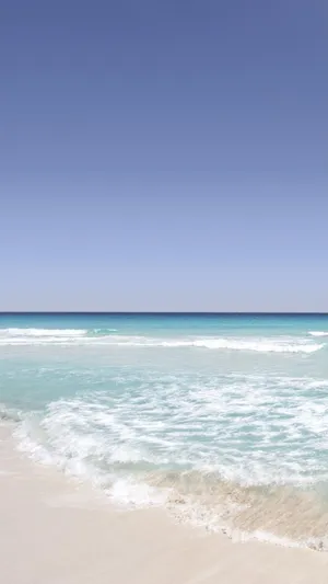 Sandy's Coastal Beauty At Twilight Wallpaper