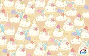Sanrio Hello Kitty Ice Cream Wallpaper