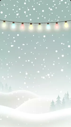 Santa Calls: Cute Christmas Phone Wallpaper