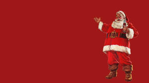 Santa Claus With Coca Cola Wallpaper