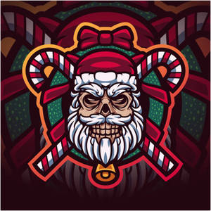 Santa Into Evil Jolly Roger Wallpaper
