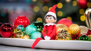 Santa's Little Helpers Hard At Work Wallpaper