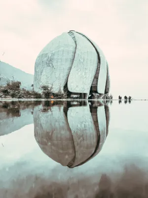 Santiago Chile Templo Reflection Wallpaper
