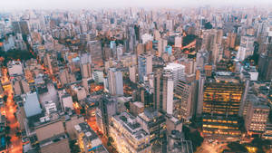 Sao Paulo Brazil Aesthetic Cityscape Wallpaper