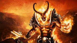 Sargeras Of World Of Warcraft Video Game Wallpaper