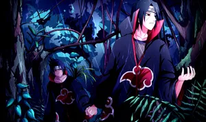 Sasuke And Itachi Live Holding Hands Wallpaper