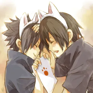 Sasuke And Itachi Lovely Brothers Wallpaper