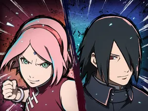 Sasuke And Sakura, Friends Forever Wallpaper